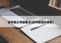 区块链公司被集资[区块链组织被抓]